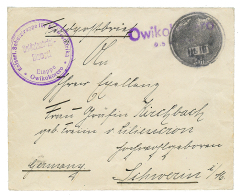 OWIKOKOREPO : 1905 OWIKOKORERO Violet + ETAPPE OWIKOKORERO On Envelope. Superb. - German South West Africa