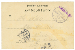 OKAHANDJA : 1904 OKAHANDJA Violet On Card(FELDPOST) To GERMANY. Arge = 200. Superb. - Duits-Zuidwest-Afrika