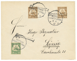 KAPENOUSSEU : 1902 3pf(x2) + 5pf Canc. KAPENOUSSEU On Envelope To GERMANY. Vvf. - Duits-Zuidwest-Afrika