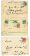 JAKALSWATER - Lot 3 Covers. F/Vf. - German South West Africa