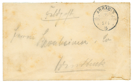 ABBABIS : 1915 ABBABIS On Military Envelope To WINDHUK. Some Stains. Scarce. CZIMMEK Certificate(1997). Vf. - Duits-Zuidwest-Afrika