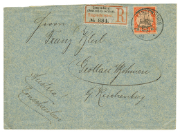 LANGENBURG : 1904 15p Canc. LANGENBURG On REGISTERED Envelope To GERMANY. Vvf. - German East Africa