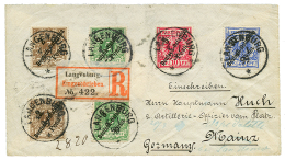 LANGENBURG : 1899 REGISTERED Envelope From LANGENBURG Via KILWA To GERMANY. Vf. - German East Africa