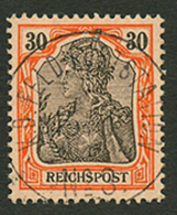 GERMANY 30pf(PVe) Canc. KD.FELDPOSTSTATION N°3. Signed BOTHE. Superb. - China (kantoren)