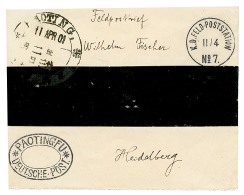 19014 Chinese DOLLAR Shop PAOTING + PAOTINGFU DEUTSCHE POST + FELDPOSTSTATION N°7 On Envelope To GERMANY. Vvf. - China (offices)