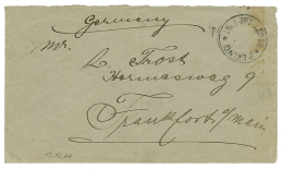 1900 PEKING DEUTSCHE POST (special Type) On Envelope From TIENTSIN To GERMANY. Vf. - China (kantoren)