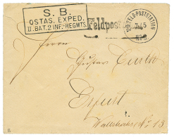 1901 FELDPOSTSTATION N°2 + FELDPOSTSTATION + SB/OSTAS.EXPED On Envelope. Signed BOTHE. Vvf. - China (kantoren)