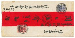 TSINANFU : 1905 4c + 10c Canc. TSINANFU On REGISTERED Native Envelope To TSINGTAU KIAUTSCHOU. Vf. - China (kantoren)