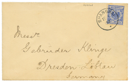 VORLAUFER - HANKOW : 1879 20pf Canc. SHANGHAI On Envelope From HANKOW To GERMANY. Rare Before Opening Of The HANKOW Post - China (offices)