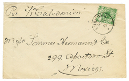 SHANGHAI To MEXICO : 1895 VORLAUFER 5pf Canc. SHANGHAI On Envelope (PRINTED MATTER RATE) To MEXICO. Arrival Cachet On Re - China (offices)
