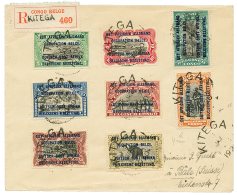KITEGA : 1920 5F(rare)+ 1F+ 50c+40c+25c+15c+10c+5c Canc. KITEGA On REGISTERED Envelope To SWITZERLAND. Scarce. Vvf. - Other & Unclassified