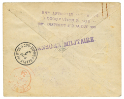 1917 50c Canc. KIGOMA On REGISTERED Envelope From "KASSULU" To BAARLE-DUC. Verso, EST AFRICAIN ALLEMAND/OCCUPATION BELGE - Andere & Zonder Classificatie