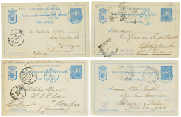 1893/96 Lot 4 P./Stat To NETHERLAND INDIES, DENMARK , SAN MARINO, HOLLAND. Vvf.a - Other & Unclassified