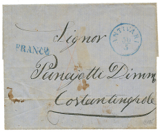 ANTIVARI : 1864 ANTIVARI + FRANCO On Cover To CONSTANTINOPEL. Vvf. - Eastern Austria