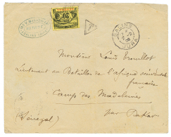 1906 SENEGAL 20c TAXE Obl. Sur Enveloppe NON AFFRANCHIE En Provenance De SALINS JURA. RARE. TB. - Brieven En Documenten