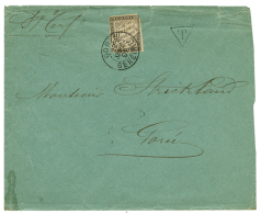 1891 COLONIE GENERALE TAXE 30c Noir(def) Obl. GOREE SENEGAL Sur Enveloppe De RUFISQUE(cachet Au Verso). L' Utilisation D - Brieven En Documenten