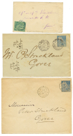 1891/92 Lot 3 Lettres De SAINT LOUIS Pour GORE. TB. - Brieven En Documenten