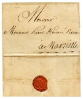 MAROC - PRECURSEUR : 1755 Lettre Purifié Au Vinaigre Avec Texte Daté "SAFFI" Pour MARSEILLE. Trés R - Andere & Zonder Classificatie