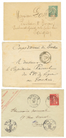 INDOCHINE : Lot 3 Lettres. TB. - Covers & Documents