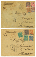 1904 2 Lettre RECOMMANDEE De CONAKRY Pour L' ALLEMAGNE. TB. - Covers & Documents