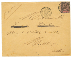 FARANAH : 1898 25c(pd) Obl. FRARANAH Sur Env(nom Rayé) Pour La FRANCE. Bureau Rare. TB. - Cartas & Documentos