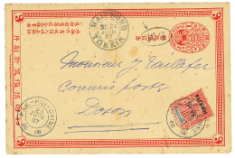 BOITE MOBILE : 1907 CHINE Entier Postal 1c + PACKHOI 10c Obl. PAK-HOI-CHINE + Cachet B.M + HAIPHONG TONKIN Pour DOSON. T - Cartas & Documentos