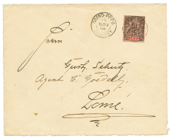 1902 BENIN 25c Obl. GRAND-POPO DAHOMEY Sur Env. Pour LOME TOGO(cachet ALLEMAND Au Verso). TTB. - Covers & Documents