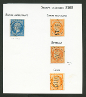 SUEZ - N°14(rare), N°23, N°48(pd) Et N°38 Obl. GC 5105. TB. - Andere & Zonder Classificatie