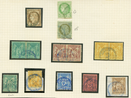 SAMSOUN - Superbe Ensemble De 14 Timbres Obl. SAMSOUN Dont 1,c Et 5c CERES. TB. - Autres & Non Classés