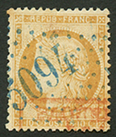 GC 5094 Bleu De RHODES Sur 10c SIEGE(n°36). Rare Sur Cette Valeur. TB. - Autres & Non Classés