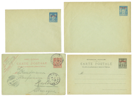 ALEXANDRIE : 1900-1929 Superbe Lot De 18 Lettres (dont RECOMMANDEES) Et 3 Entiers Neufs. A Voir. TTB. - Briefe U. Dokumente