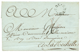 HAITI : 1787 COL. BORDX Sur Lettre De PORT AU PRINCE Pour La ROCHELLE. TTB. - Maritime Post
