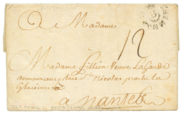 1767 B/COLONIES Sur Lettre Avec Texte De BASSE-TERRE Pour NANTES. TB. - Poste Maritime