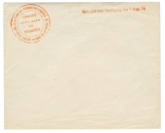 1870 Envelope Neuve Cachet CROIX ROUGE COMITE AUXILIAIRE DE MUHLOUSE + PORTOFREI 7 Aug 70. TTB. - Guerre De 1870