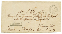 CONFERENCE DE BRUXELLES - DROIT Et DEVOIR Des BELIGERANTS : 1874 BERLIN + Taxe 4 + UNFRANKIRT Sur Lettre Adressée - War 1870