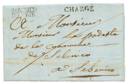 1811 SEBENICO ILLYRIE + CHARGE Sur Lettre Avec Texte Pour SEBENICO. RARETE En CHARGE. TTB. - 1792-1815: Départements Conquis