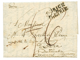 1810 GORICE ILLYRIE Sur Lettre Avec Texte Pour ZARA. TTB. - 1792-1815 : Departamentos Conquistados