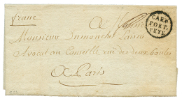 1773 CAEN PORT PEYE Orné Sur Lettre Avec Texte Pour PARIS. Superbe. - 1701-1800: Précurseurs XVIII