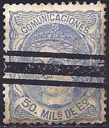 Spain 1870 - Allegorical Effigy ( Mi 101a - YT 107 Barré ) MNG - Unused Stamps