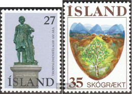 Iceland 511,512 (complete Issue) Unmounted Mint / Never Hinged 1975 Thorvaldsen - Unused Stamps