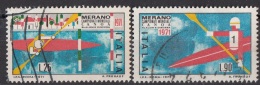 1249 Italia 1971 Campionati Mondiali Di Canoa Viaggiato Full Set Italy - Rowing