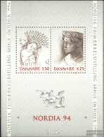 Denmark Block8 (complete Issue) Unmounted Mint / Never Hinged 1992 HAFNIA94 - Blocs-feuillets
