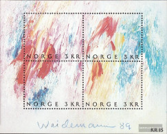 Norway Block11 (complete Issue) Unmounted Mint / Never Hinged 1989 Paintings - Blokken & Velletjes