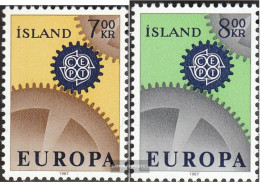 Iceland 409-410 (complete Issue) Unmounted Mint / Never Hinged 1967 Europe - Nuevos