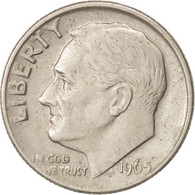 Monnaie, États-Unis, Roosevelt Dime, Dime, 1965, U.S. Mint, Philadelphie, TTB+ - 1946-...: Roosevelt