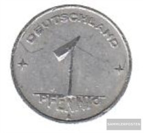 DDR Jägernr: 1501 1948 A Very Fine Aluminum Very Fine 1948 1 Pfennig Later On Gear - 1 Pfennig