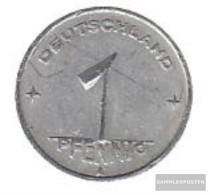 DDR Jägernr: 1501 1949 A Very Fine Aluminum Very Fine 1949 1 Pfennig Later On Gear - 1 Pfennig