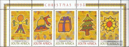 South Africa 1169-1173 Five Strips (complete Issue) Unmounted Mint / Never Hinged 1998 Christmas - Ungebraucht