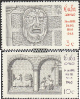 Cuba 843-844 (complete Issue) Unmounted Mint / Never Hinged 1963 Day The Stamp - Ongebruikt