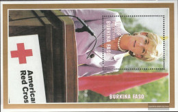 Burkina Faso Block175 (complete Issue) Unmounted Mint / Never Hinged 1998 1. Death Princess Diana - Burkina Faso (1984-...)